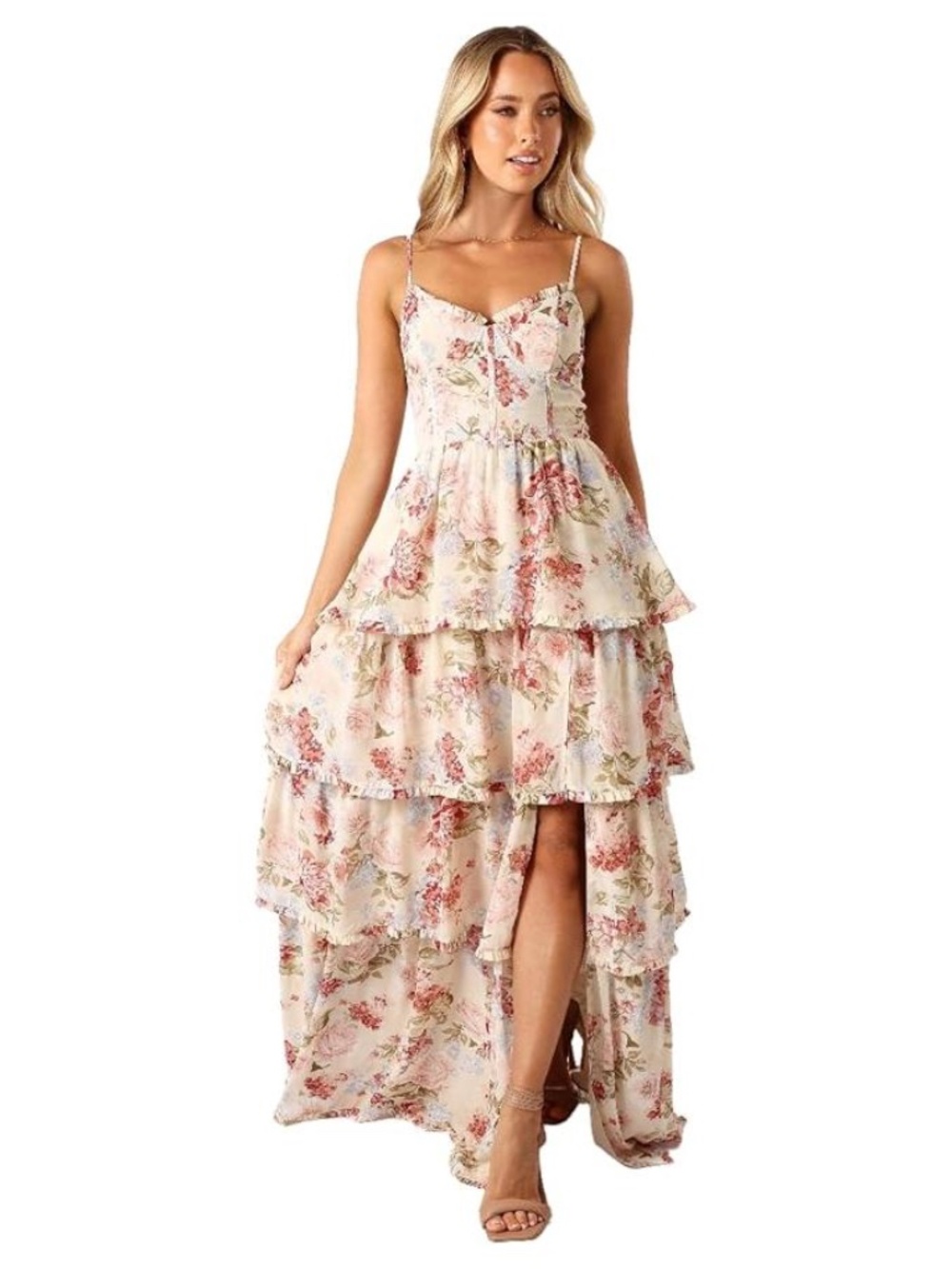 NWT Petal & Pup Mito Tiered Maxi Dress - size L